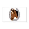 CafePress Horseshoe Horse Rectangle Car Bumper Magnet