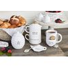 Mud Pie Honey Pot Serving Set, White