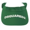 DSQUARED2 Unisex Iconic Logo Patch Visor Cap Tennis Golf Hat Sun Visor