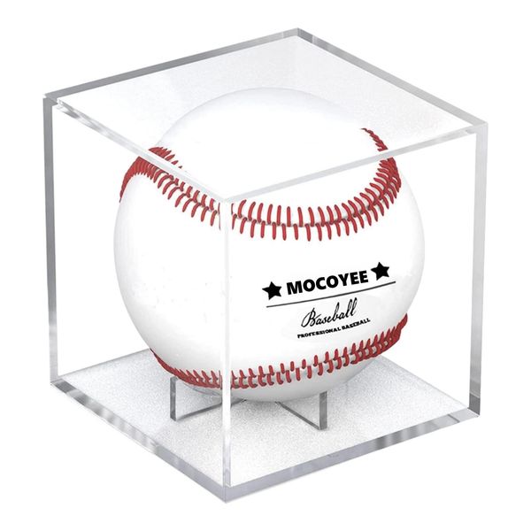 Baseball Sign, Acrylic Case, UV Protection, Compatible with Hard/Soft Balls, Display Case, Protection, Display, Dustproof, Collection Case, Display Case, Commemorative Goods, Baseball Goods,