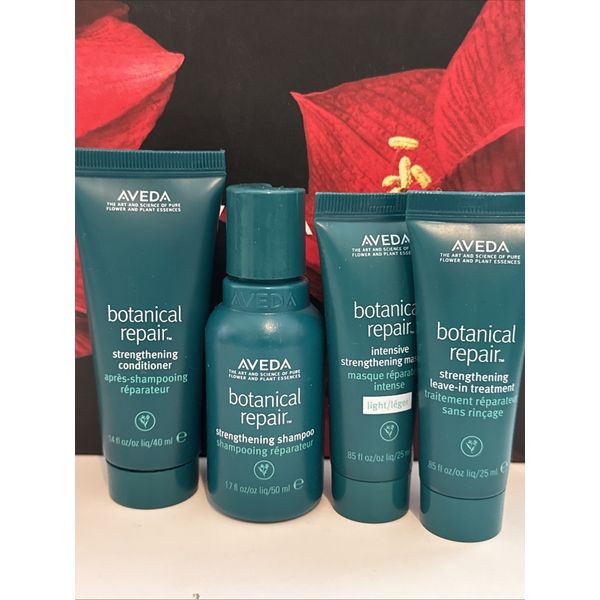 AVEDA 4 travel size Botanical Repair set shampoo conditioner LIGHT