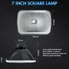 For 1982-2012 Ford E-150 E-250 E-350 Van 2pcs 5x7 7x6" LED Headlights Hi-Lo