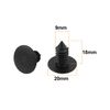 uxcell 100pcs 8mm Plastic Fastener Rivet Clips Bumper Shield Retainer Auto Body Clips