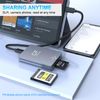 CFexpress Type B Card Reader SD Card Reader Cfexpress Type B USB 3.2 Gen 2 10 Gbit/s Memory Card Reader Thunderbolt CF express Reader Aluminum CFexpress Adapter Support Android/Windows/Mac OS/Linux
