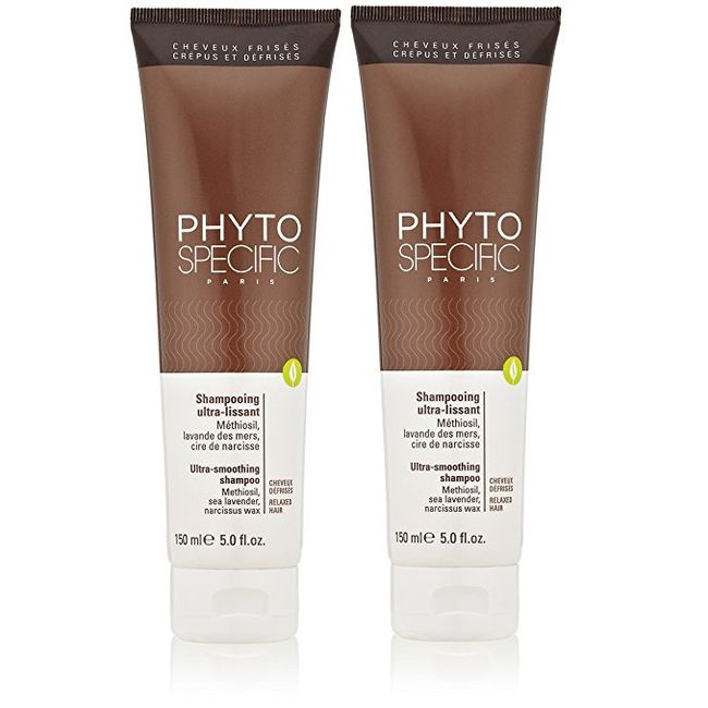 Phyto PhytoSpecific Ultra-Smoothing Shampoo, 5 Oz (2 Pack)