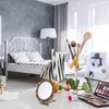 Frcolor Hand Mirror, Folding Mirror, Makeup Mirror, Hand Held Makeup Mirror, Stand Mirror, Tabletop Cosmetic Tool, Travel Makeup Mirror, Handle Travel Mirror, Antique Mirror, Makeup Tool, Round (Bronze)