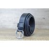 Ashford Ridge 25mm Full Grain Leather Belt - Black - Medium