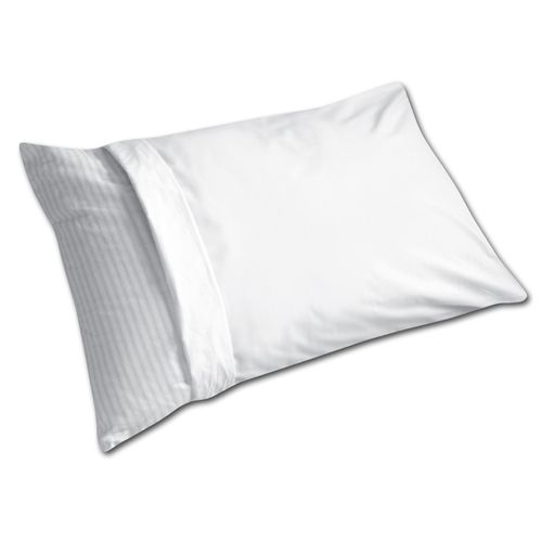 Bed Maker's Levinsohn Easy Care Pillow Protector Soft with Zipper Closure White, Standard, (6 Pack)