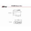 Hitec 32082S HS-82MG Metal Gear Micro Servo