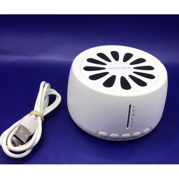 MultI Sounds White Noise Machine Fan Lullaby Ocean Rain Therapy Sleeping Aid