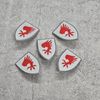 5pack Red Talon Shield Blocks Accessories for Minifigures Gt2TS64