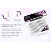 Ardell False Eyelashes Double Up Individuals Knotted Long Black 4 Pack