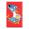 GRAPHICS & MORE Sushi Tuna Fish Yellowtail Roll Plastic Wall Decor Toggle Light Switch Plate Cover