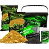 Angel-Berger Magic Baits Food Set with Bucket Fishing Food Groundbait Liquid Pellets