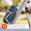 JBL Flip 5 (Green) + Bundle with Case Logic Braided USB Type-C Charge & Sync (6 feet, Gray)