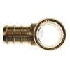 SharkBite UC412LFA 3/4" x 3/4" x 1/2" PEX Hose Barb Reducing Tee Fitting, Brass
