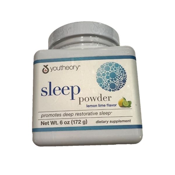 Youtheory Sleep Nighttime Powder Exp 03/26 Lemon-Lime 6oz