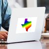 CafePress Texas Gay Pride Rectangle Sticker Rectangle Bumper Sticker Car Decal