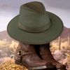 Henschel Men's Crushable Aussie Mesh Breezer UPF 50 Hat, Olive, Small