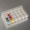NYCEMAKEUP Cherry MX Switch Tester Switch Sampler Mechanical Keyboards Kailh Box 24-Key Switch Testing Tool With Acrylic Base Keyboard Switch Tester