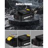 WORKSITE 20 Volt Lithium Ion Replacement Battery, 2.0Ah Battery Fit Power Tools Only