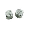 Tin 10th Wedding Anniversary Date Night Dice - 100% Pure Tin Content