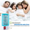 Electric Mosquito Killer LED UV Light Moth Fly Bug Insect Trap Zapper Night Lamp