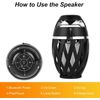 Led Flame Table lamp, Torch Atmosphere Bluetooth Speakers & Outdoor Portable