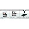 Infusion Sign HERE Round Self-Inking Stock Rubber Stamp (3/4'' Diameter) - Red Ink