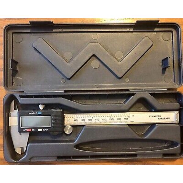 Qfun Vernier Digital Caliper Stainless Steel 6 Inch/150mm, Digital Micrometer