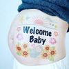 tuzuru Temporary Pregnancy Tattoos, Tattoo Stickers, Maternity Photo, Baby Showers, Body Paint / Belly Paint Stickers, Practice Stickers, Welcome Baby, Style S