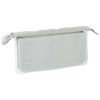 Sunstar Stationery S2312743 Pencil Case, Clear Pouch, Mitte, Flat, Light Gray