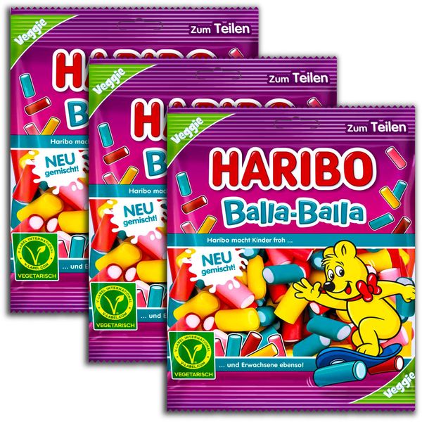 3 er Pack Haribo Balla-Balla vegetarisch 160g