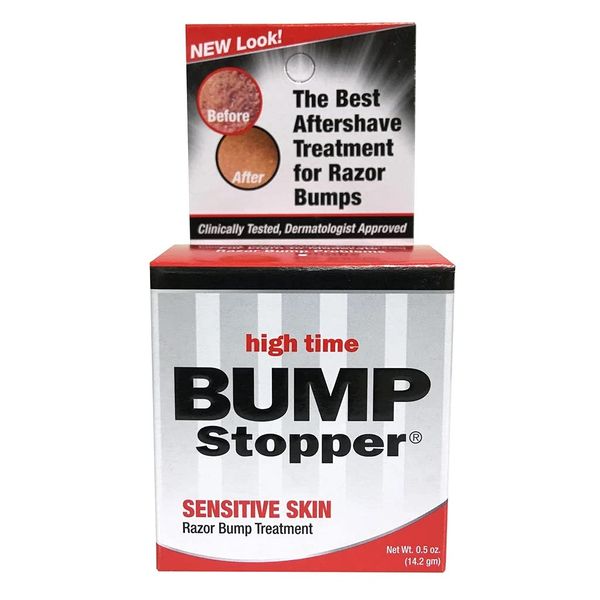High Time Bump Stopper Sensitive Skin Razor Bump Treatment, 0.5 oz (Pack of 5)