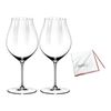 Riedel Performance Pinot Noir Wine Glass 2 Pack with Polishing Cloth