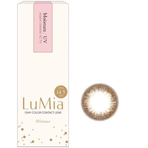 LuMia(ルミア) ワンデー14.5mm／10枚入 【ヌーディーブラウン】 -5.50