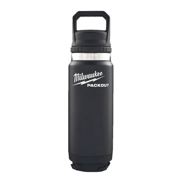 Milwaukee 4932493468 Packout 1065ml Chug Lid Bottle Black