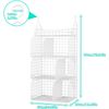 Hanging Closet Organizer Storage - 3 Tier Metal Stackable Hanging Closet Shelves