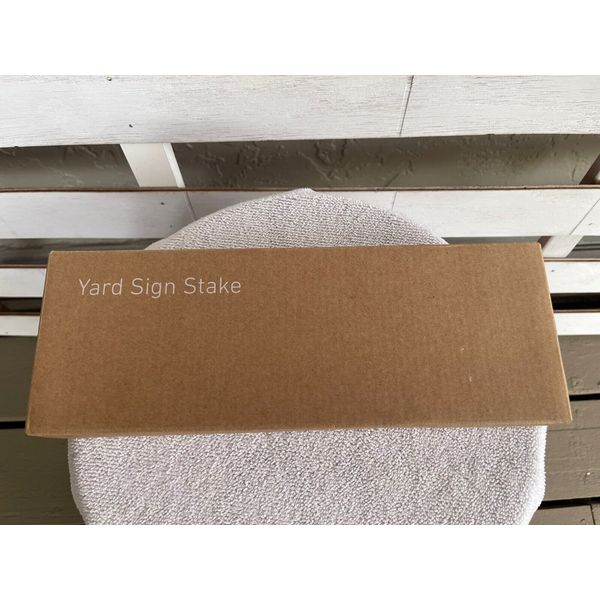 SimpliSafe Security Alarm Yard Sign Stake 3-piece Kit.