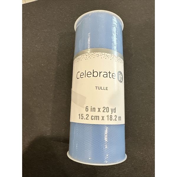 Blue Tulle 6”x20