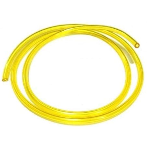 Yellow Fuel Petrol Pipe 3.0MM ID 5.0MM OD 1M STRIMMER Chainsaw Lawnmower Hedge Trimmer