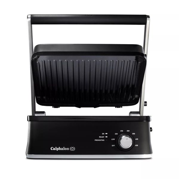 New Calphalon Nonstick Ceramic Cooking Surface Precision Control Multi-Grill