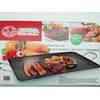 Double Griddle Pan Non-Stick BBQ Tray , Dishwasher Safe, Dark Grey