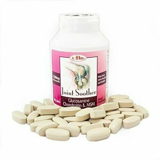 UBB Joint Soother Glucosamine Chondroitin & MSM - 100 Capsules - New & Sealed