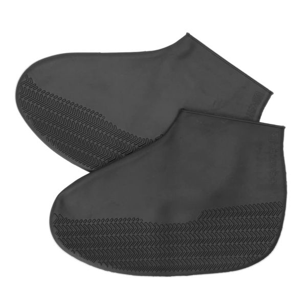 Paradec Cateba Plus Shoe Cover, Charcoal Black, M, Size (when stored in pouch): Approx. W 8.9 x H 6.9 x D 1.1 inches (22.5 x 17.5 x