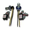2 Head 15 Watt Hide-a-way Strobe Kit White LED Tail Lights Head Lights