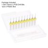uxcell Micro PCB Drill Bit Set, 1/8" Shank 0.7mm Solid Tungsten Carbide CNC Engraving Print Circuit Board Drill Bits Rotary Tool 10pcs