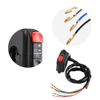 Keenso Handlebar Control Switch, Handlebar Mount Switch, Bike Electrical Switch, 22mm 7/8 Waterproof with Ignition Control, ON/OFF Control Switch