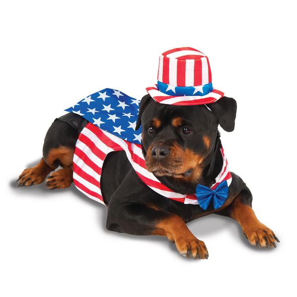 Rubie's Uncle Sam Pet Costume, Medium