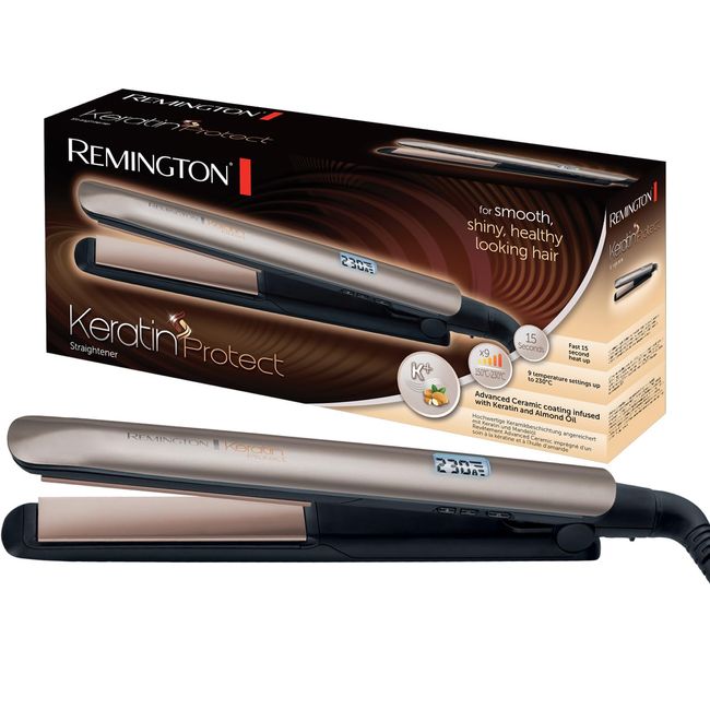 Remington S8540 Keratin Protect saç düzleştirici dijital ekran